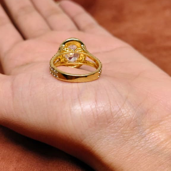 Oval Design Ring for Women – 925 Sterling Silver Jewelry