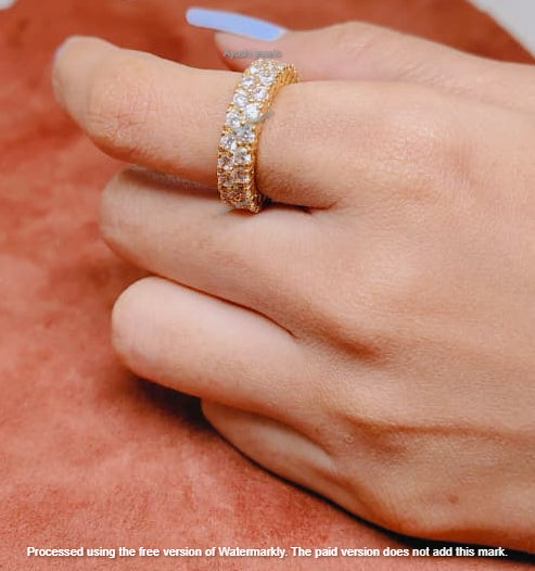 Classic Round Cut Cubic Zirconia Women’s Ring – All Sizes