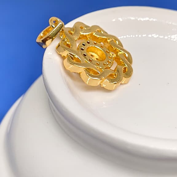 Floral Design 925 Sterling Silver Pendant – Perfect Gift for Her