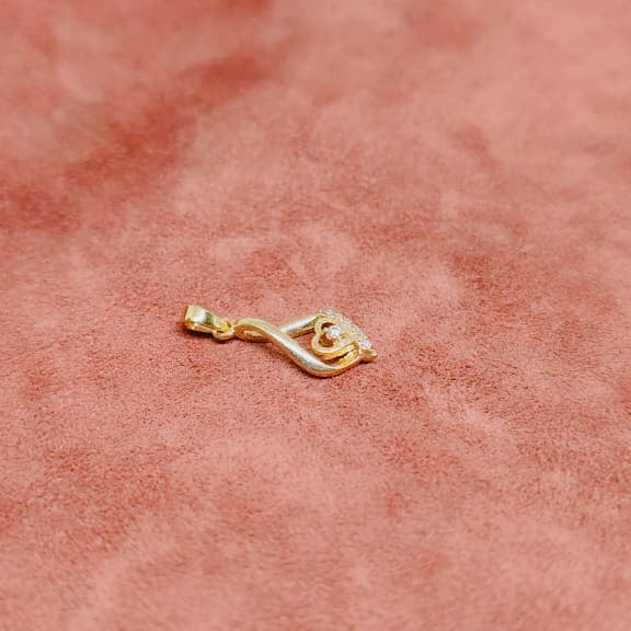 Women’s Pendant – Round Cut Cubic Zirconia, White Diamond Look, 925 Sterling Silver