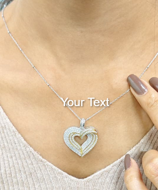 Heart Pendant 925 Sterling Silver | Elegant Women’s Jewelry | Gift for Her