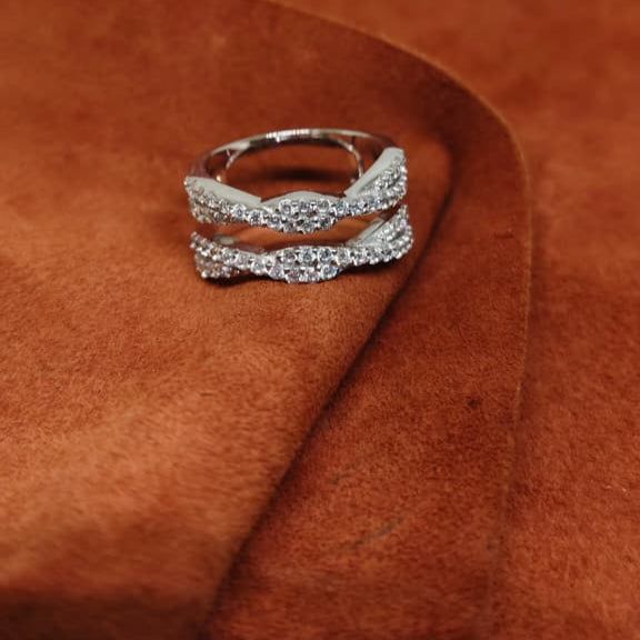 Earrings & Women’s Ring Set – 925 Sterling Silver, Elegant Design