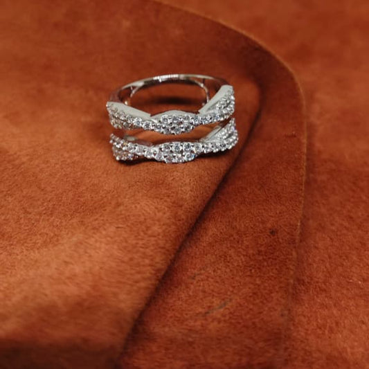 Earrings & Women’s Ring Set – 925 Sterling Silver, Elegant Design