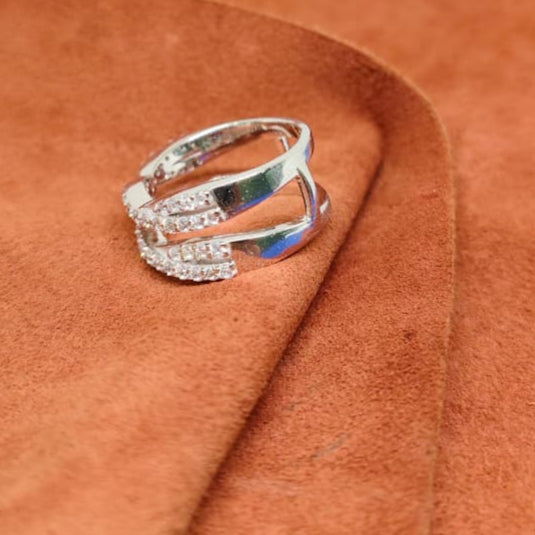 Earrings & Women’s Ring Set – 925 Sterling Silver, Elegant Design