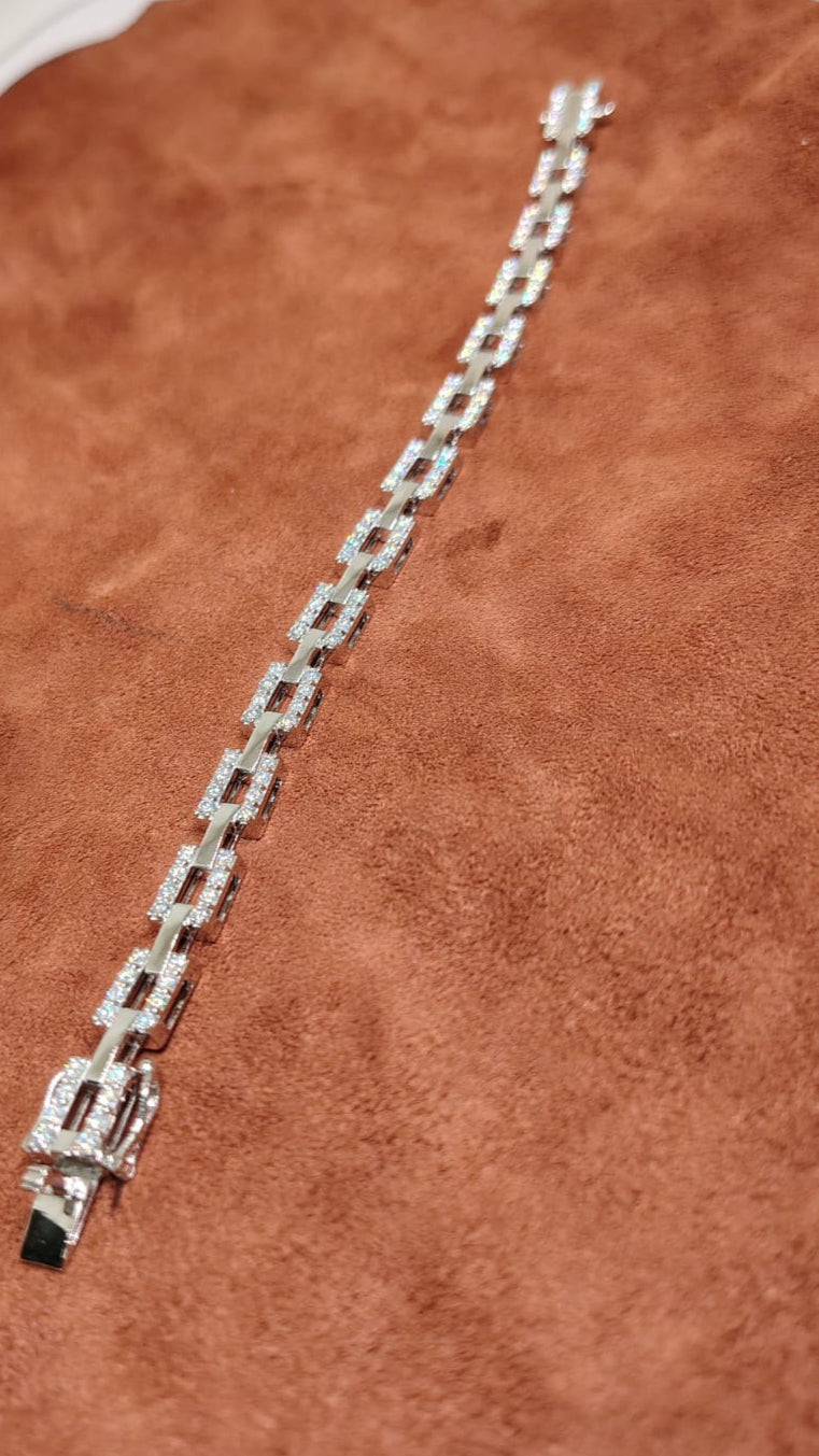 Trendy Women’s Bracelet – Sterling Silver, Gift for Her