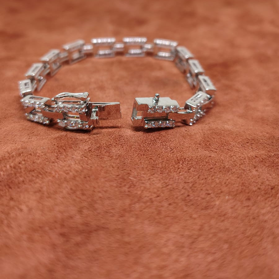 Trendy Women’s Bracelet – Sterling Silver, Gift for Her