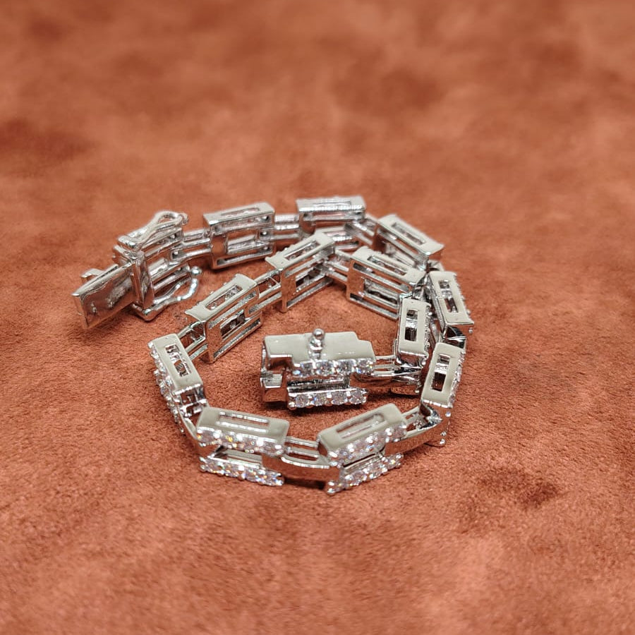 Trendy Women’s Bracelet – Sterling Silver, Gift for Her