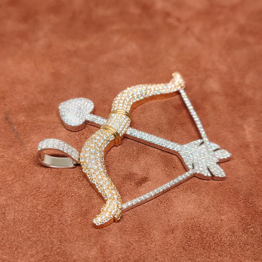 Men’s Jewelry – 925 Silver Pendant, Cubic Zirconia Stone