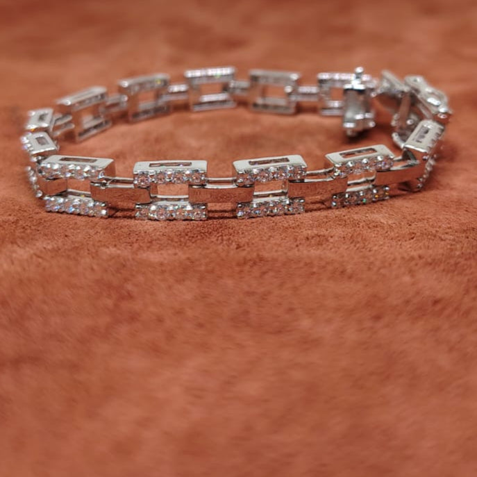 Trendy Women’s Bracelet – Sterling Silver, Gift for Her