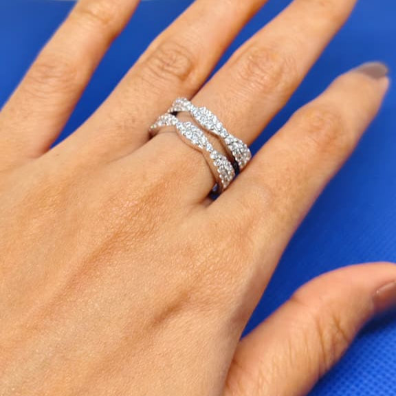 Earrings & Women’s Ring Set – 925 Sterling Silver, Elegant Design