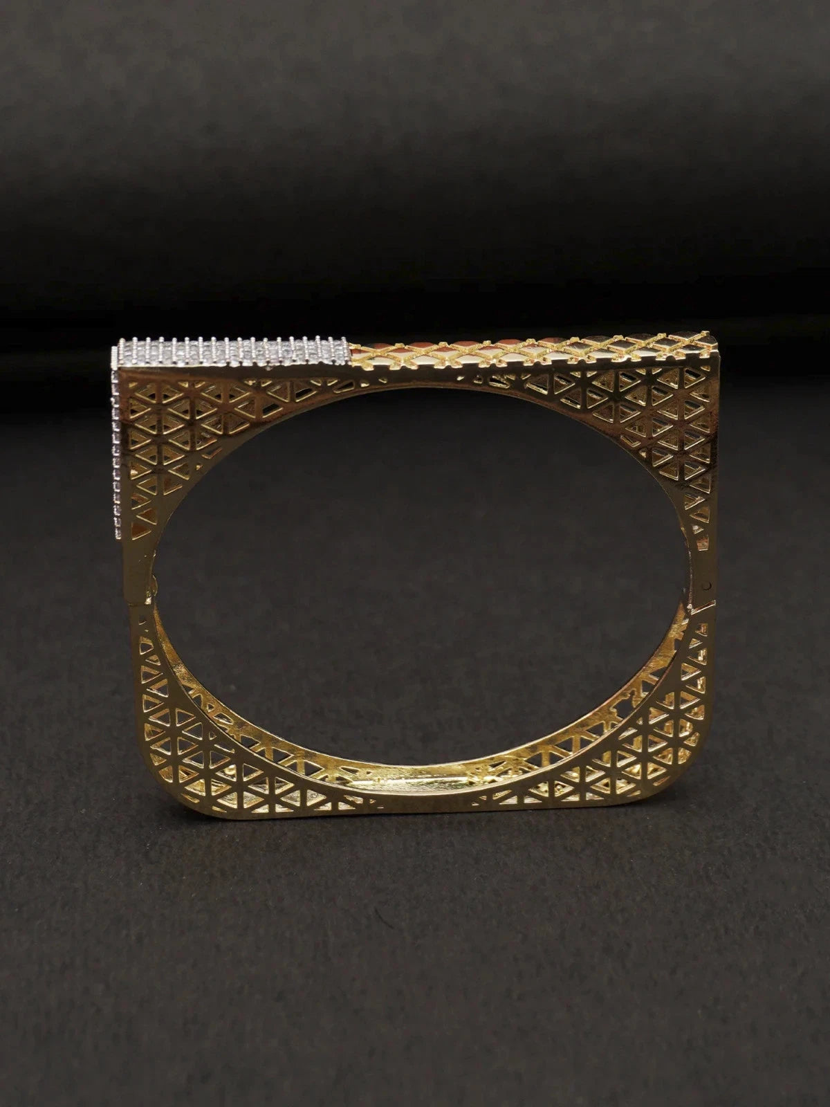 Elegant Women's 925 Sterling Silver Bracelet with Cubic Zirconia Plating