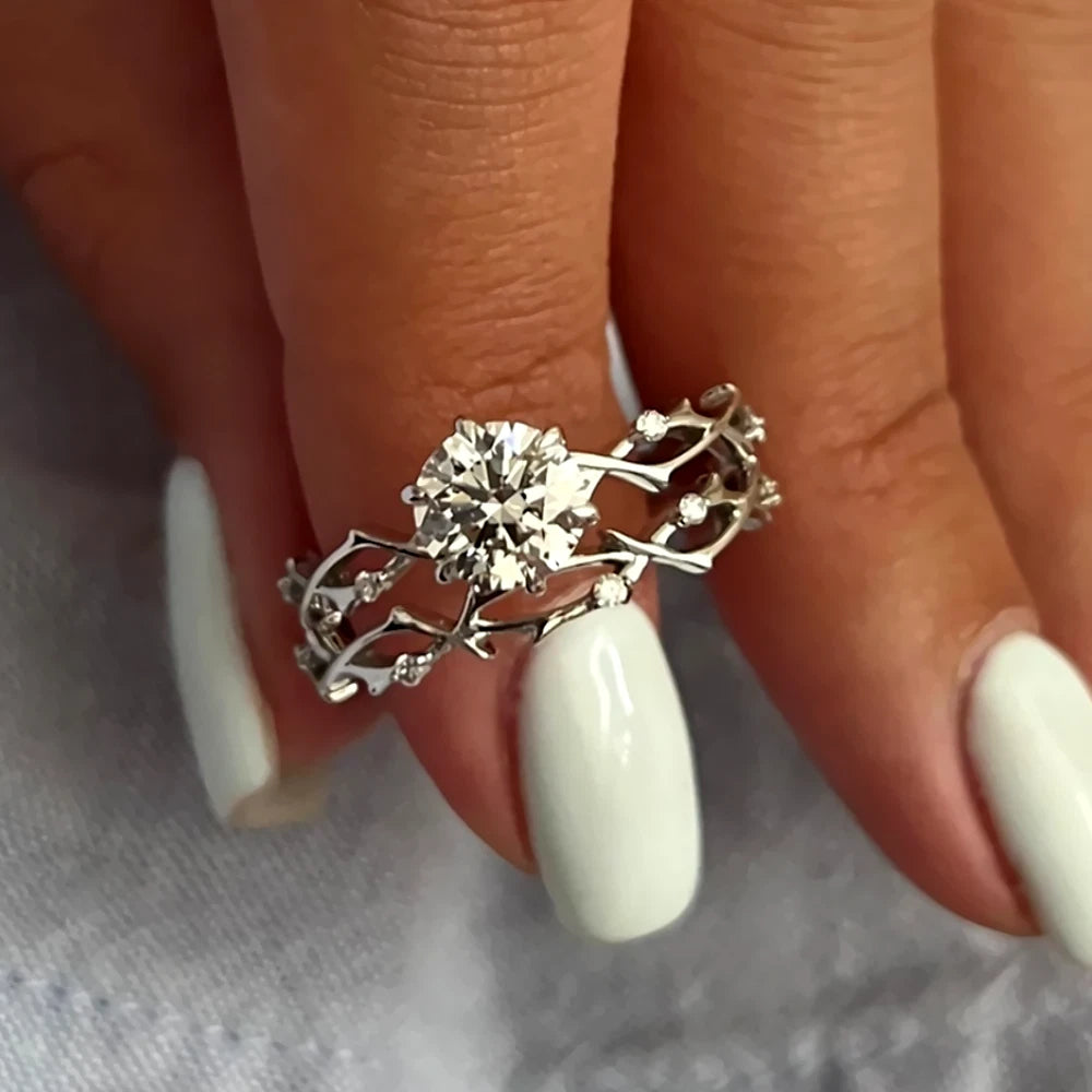 925 Sterling Silver Women's Matching Ring Set