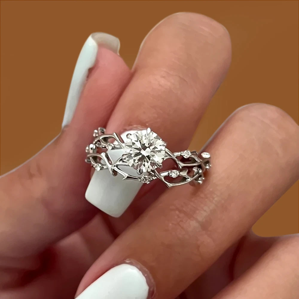 925 Sterling Silver Women's Matching Ring Set