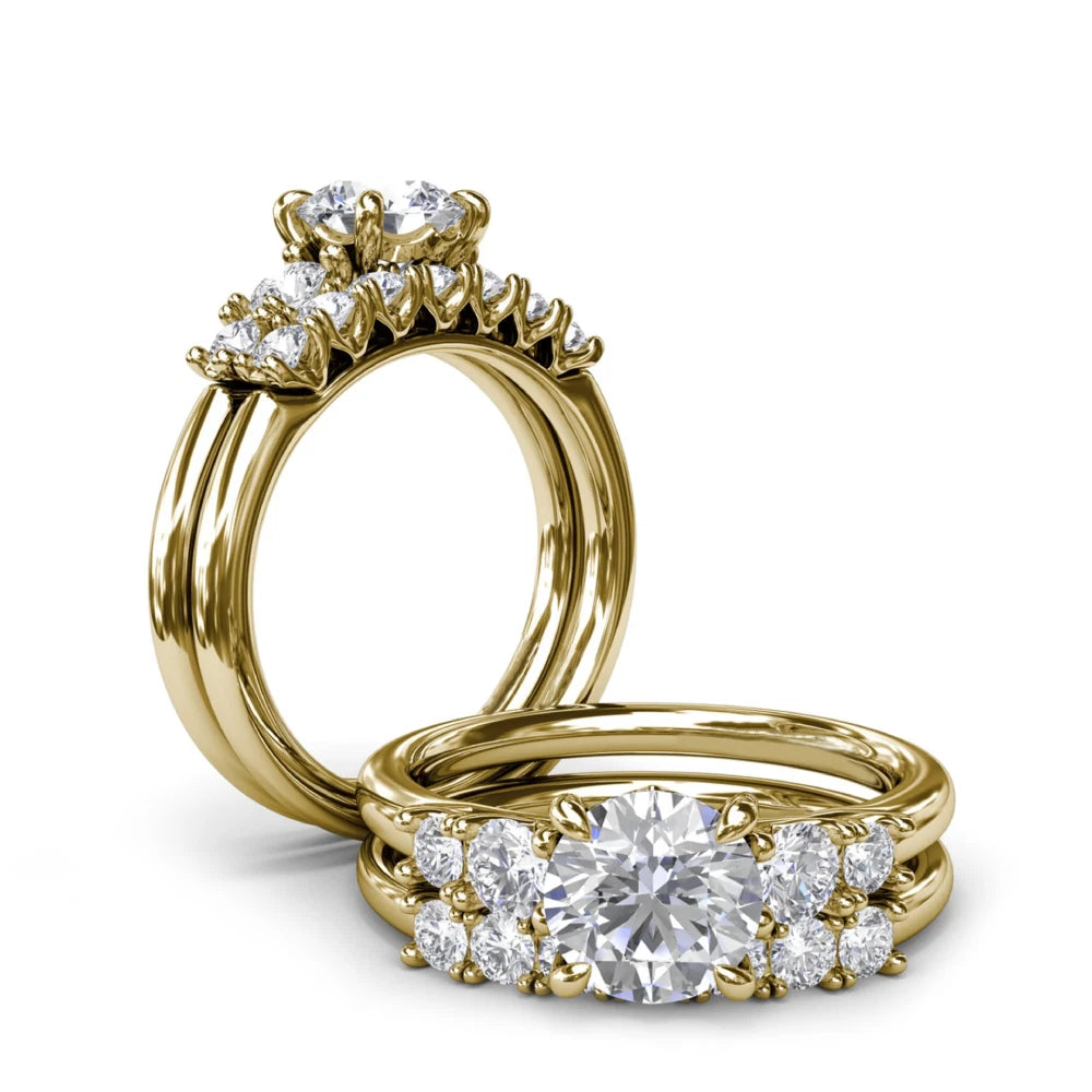 Women's Set Ring 925 Sterling Silver Cubic Zirconia Elegant Design