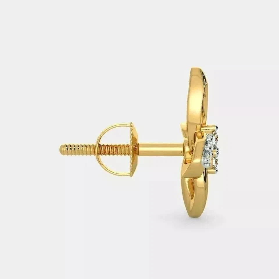 Women’s Everyday Stud Earrings 925 Sterling Silver Cubic Zirconia