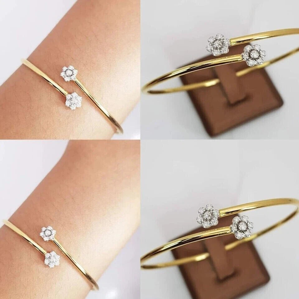 Women’s Classic 925 Sterling Silver Bangle Bracelet