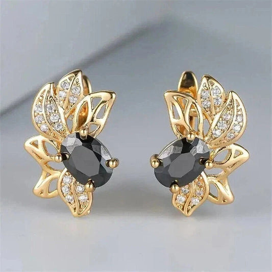 Women's Fancy White Moissanite Earrings 925 Sterling Silver.