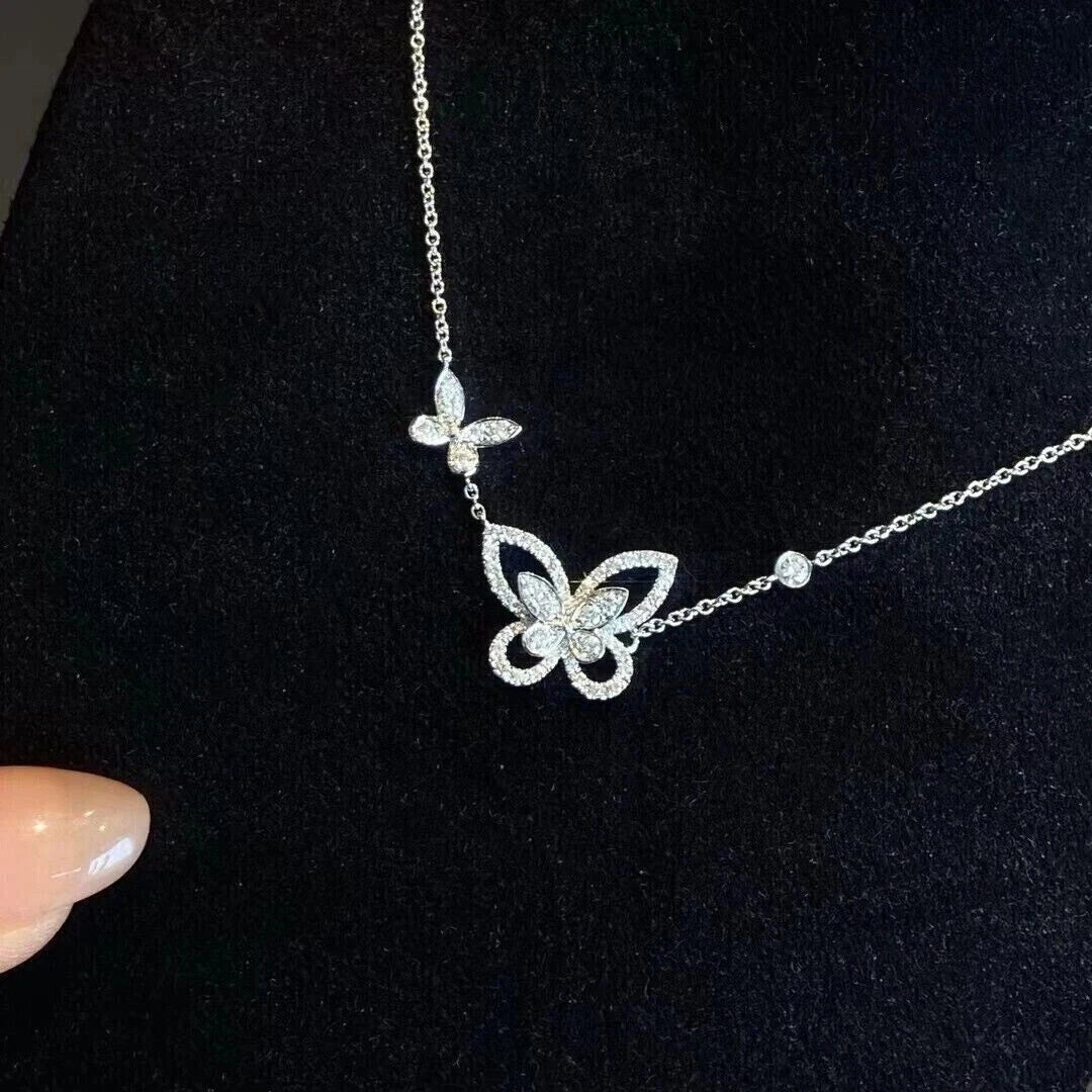 Elegant Women’s Cubic Zirconia Diamond Pendant Necklace