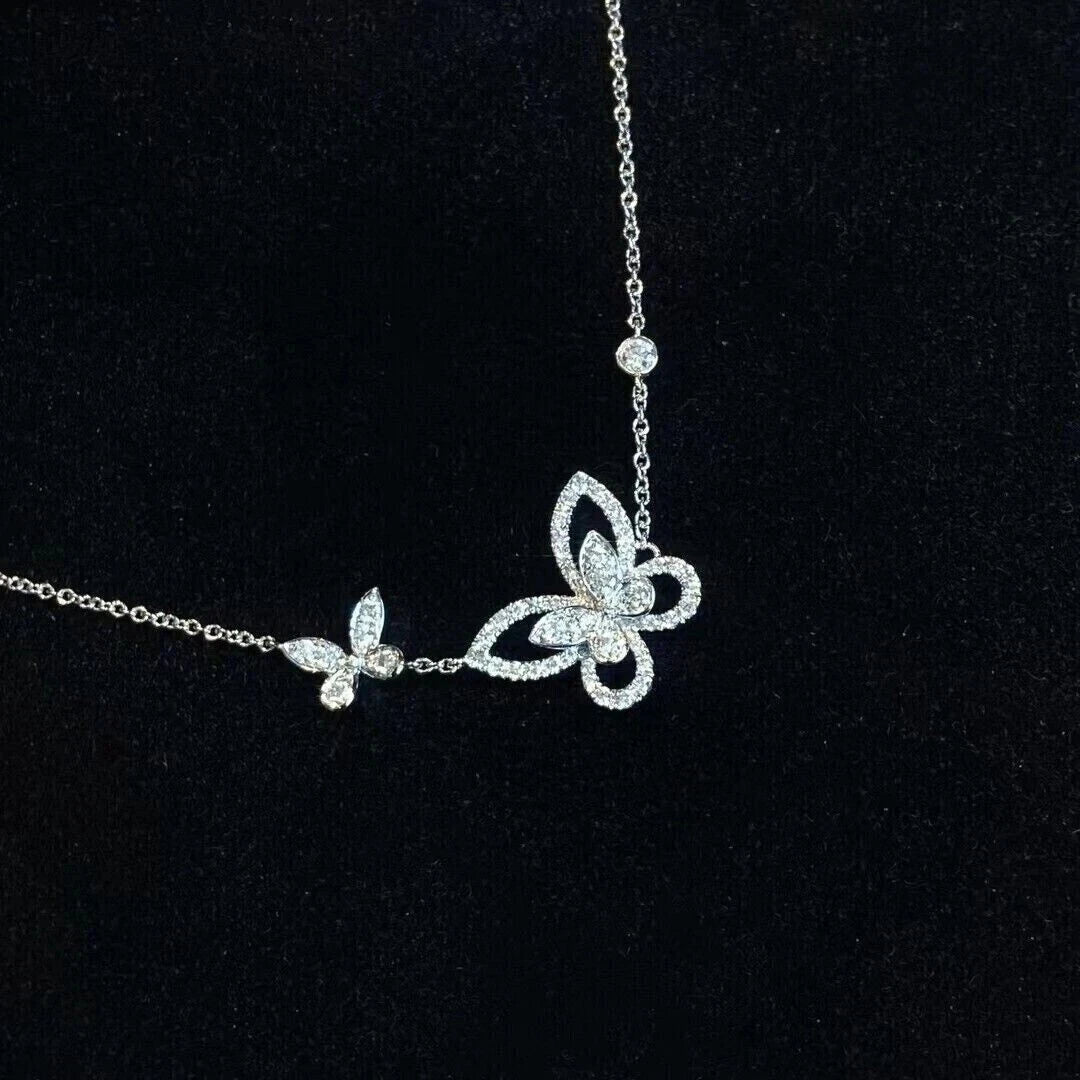 Elegant Women’s Cubic Zirconia Diamond Pendant Necklace