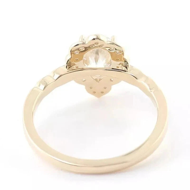 Women's Classic 925 Sterling Silver Ring with Sparkling