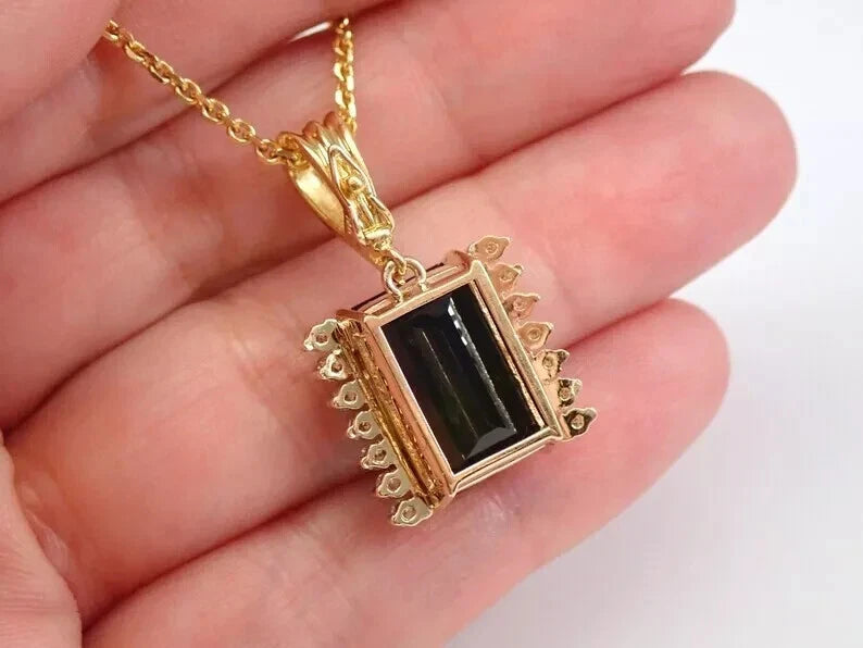 Women’s Fancy Pendant Necklace 925 Sterling Silver Cubic Zirconia Stones