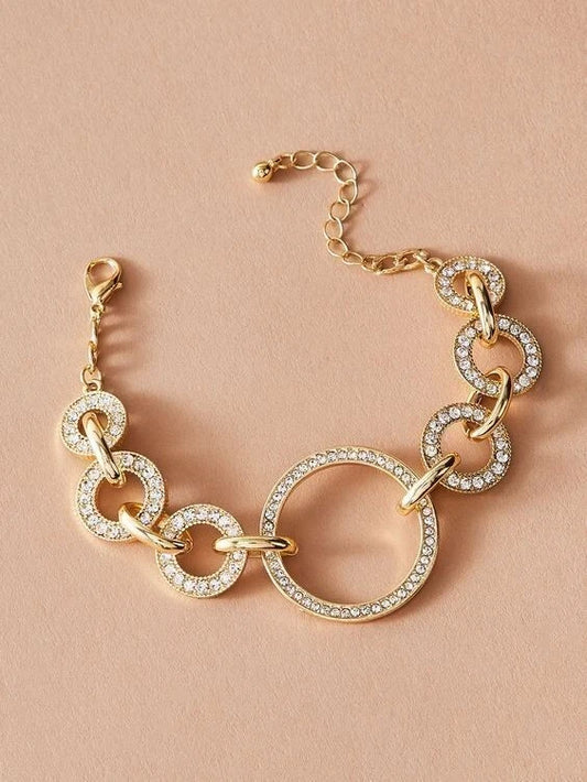 Elegant Women's 925 Sterling Silver Cubic Zirconia Bracelet