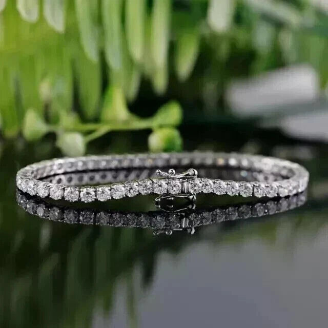 Women's Sparkling Cubic Zirconia Bracelet in 925 Sterling Silver